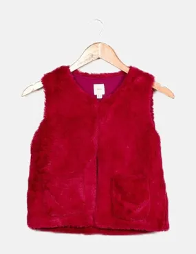 Fuchsia Teddy Sphere Vest