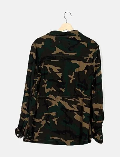 Military Camo Print Sphere Parka ⇒ military-camo-print-sphere-parka