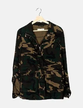 Military Camo Print Sphere Parka ⇒ military-camo-print-sphere-parka