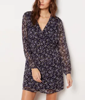 Short Printed Dress PRIMROSE IMP FD MARINE - ETAM