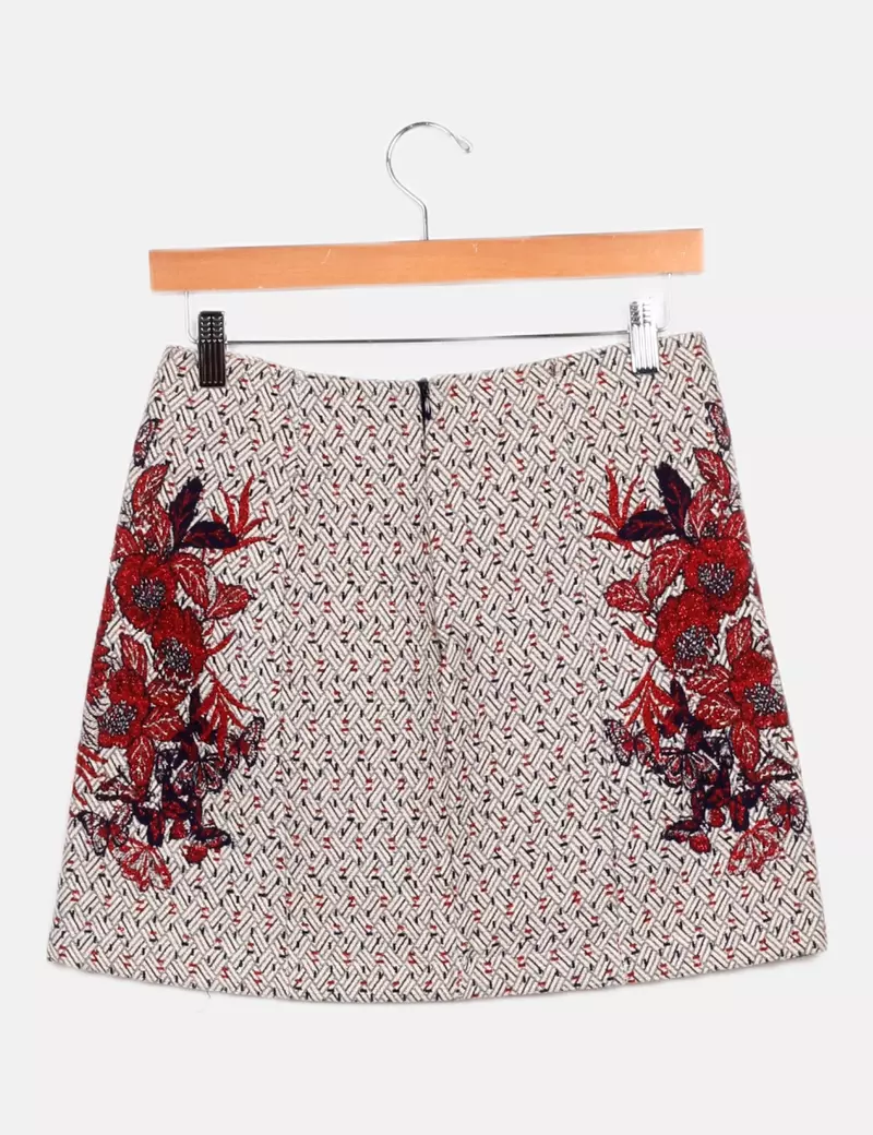 Springfield Printed Multicolor Skirt