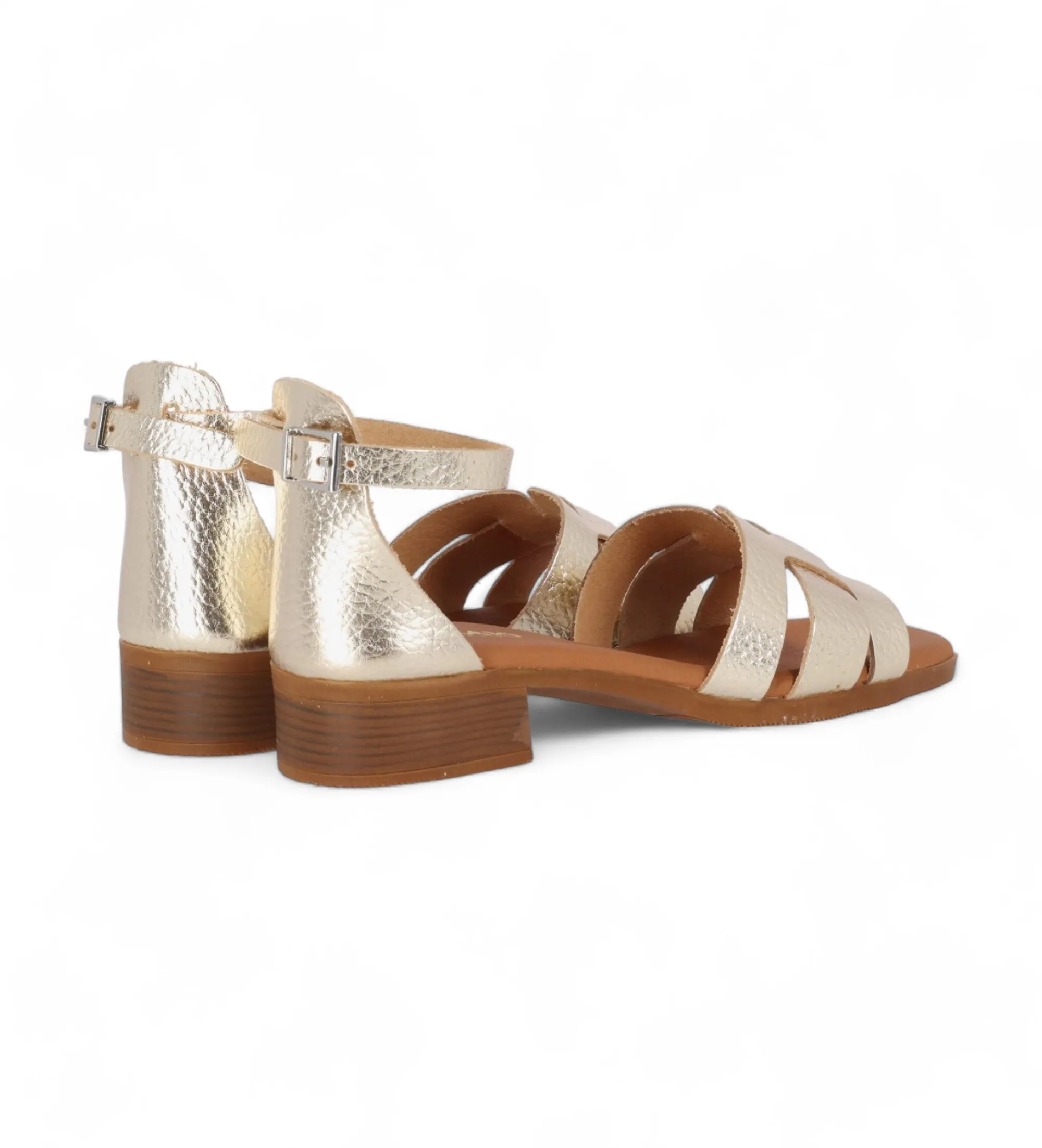 St Fiore 5344 golden leather sandals