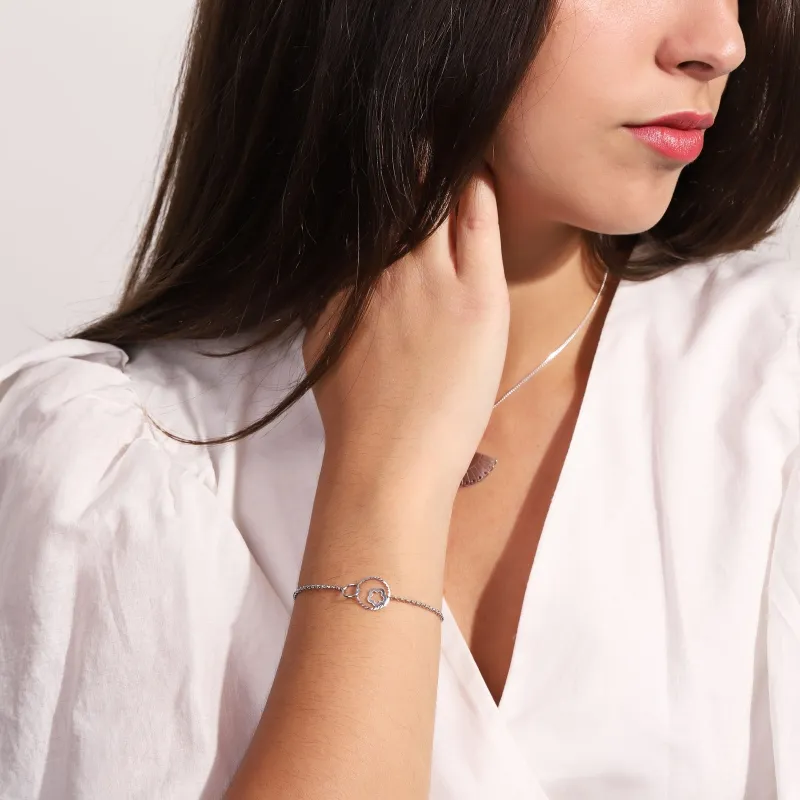 Sterling Silver Bracelet Flower