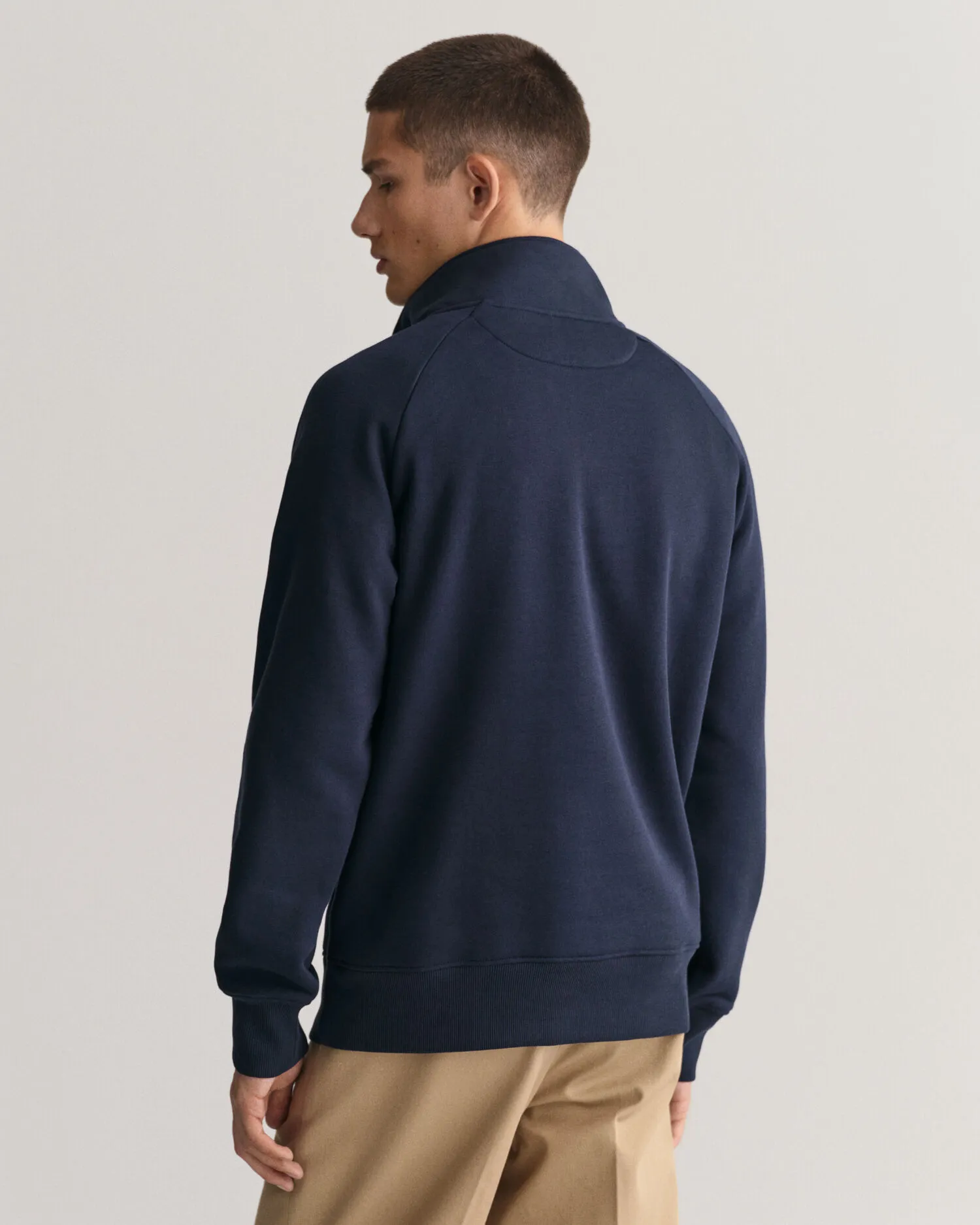 GANT Arch Graphic half-zip sweatshirt.