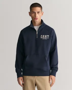 GANT Arch Graphic half-zip sweatshirt.