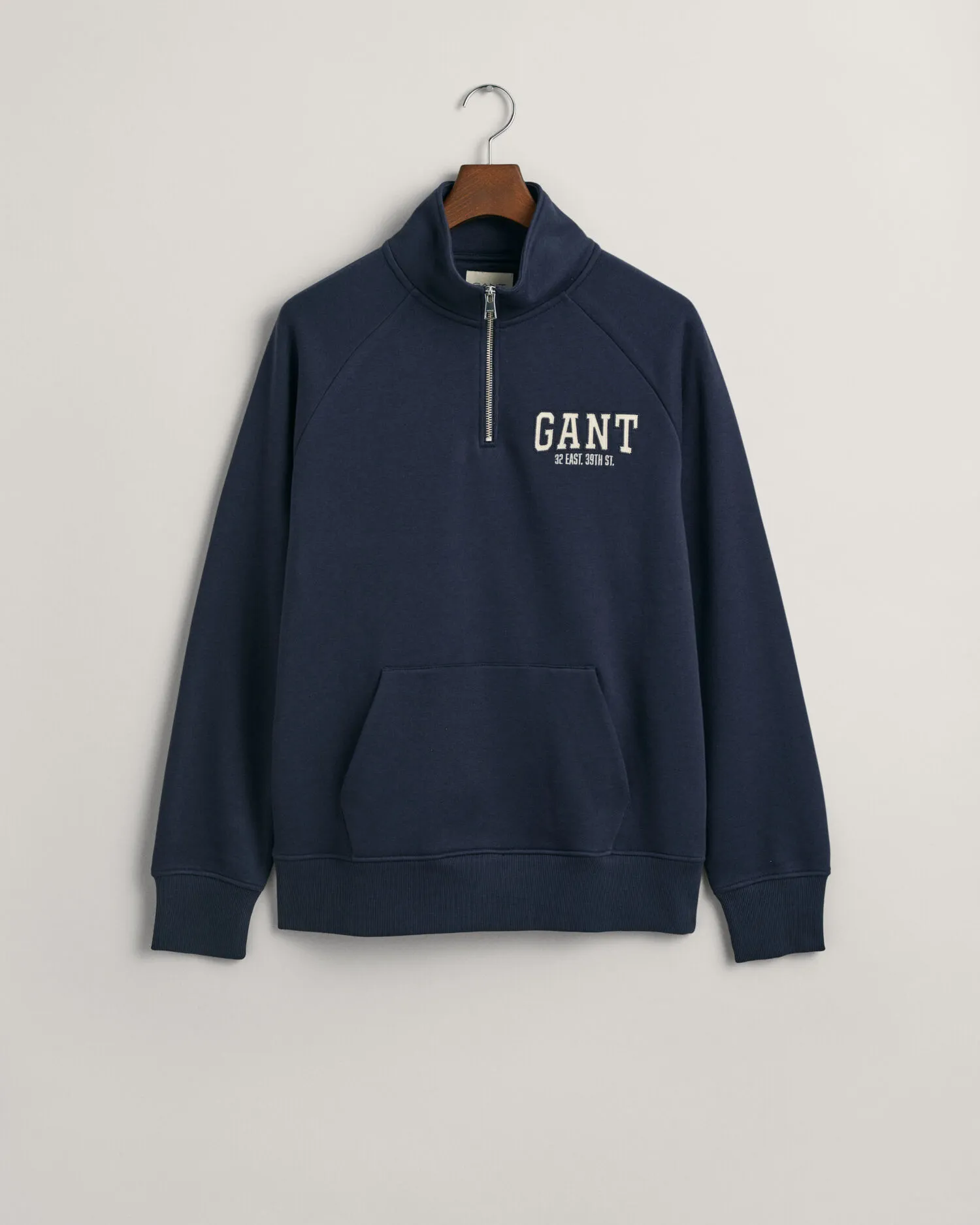 GANT Arch Graphic half-zip sweatshirt.