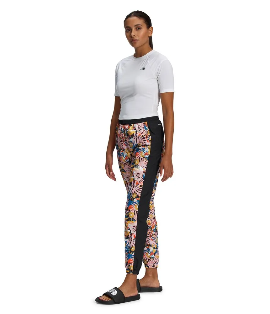 The North Face Women's Pink Printed Hydrenaline 2000 Pants.