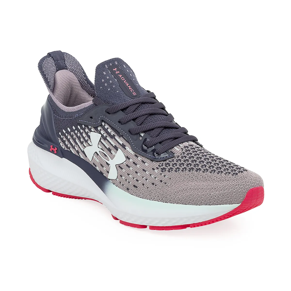 Under Armour Charged Advance Mujer Rosa Running Shoes.