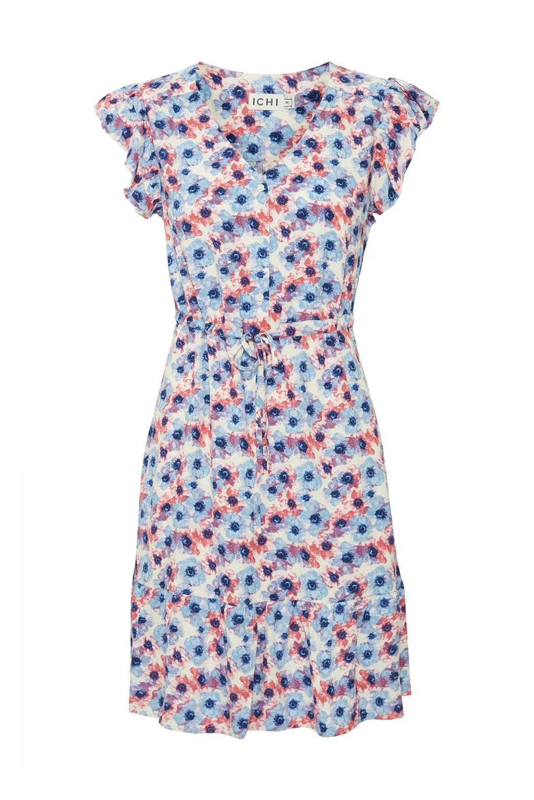 Short women's dress Ihvera Flower.