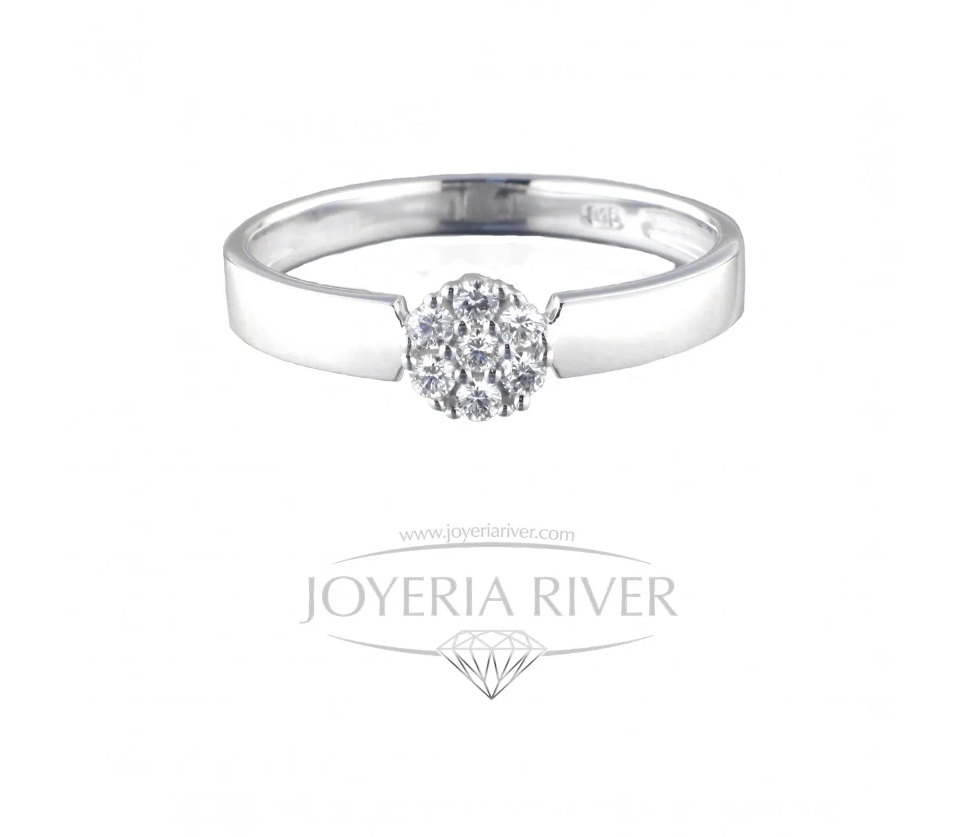 White Gold Diamond Ring R644I012