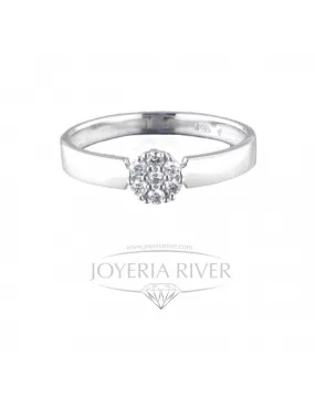 White Gold Diamond Ring R644I012