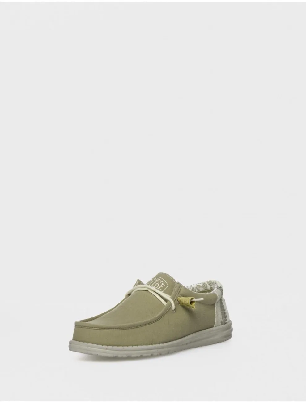 Dude Wallylinnen Natural Verde Sneakers - Shop Now.