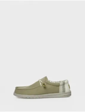 Dude Wallylinnen Natural Verde Sneakers - Shop Now.