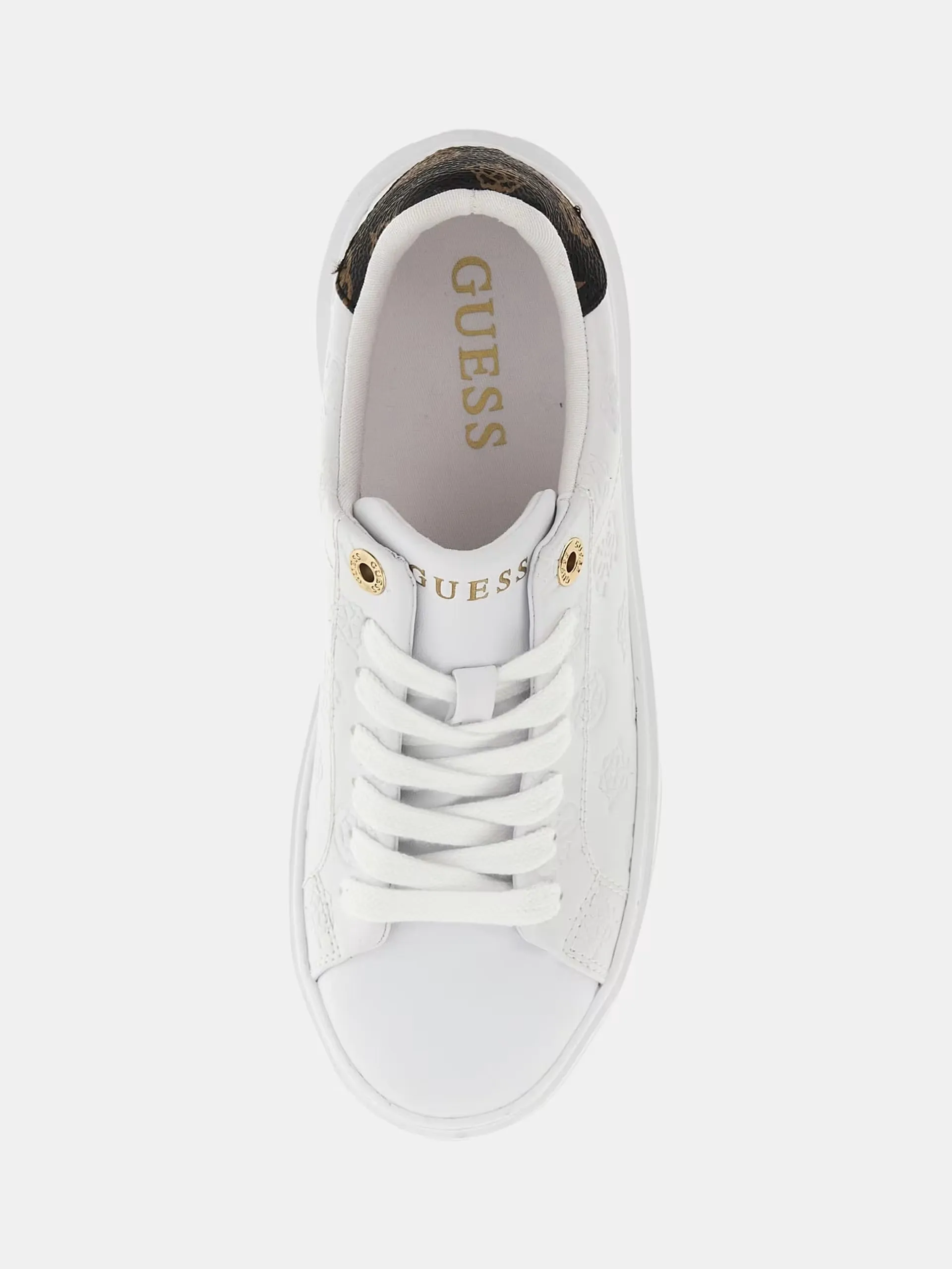 Guess White Sneakers FLPDS4 FAL12 - Shop Now.