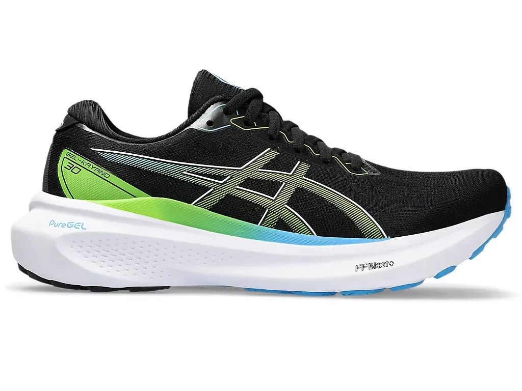 Asics Gel-Kayano 30 Black Men's Running Shoes.