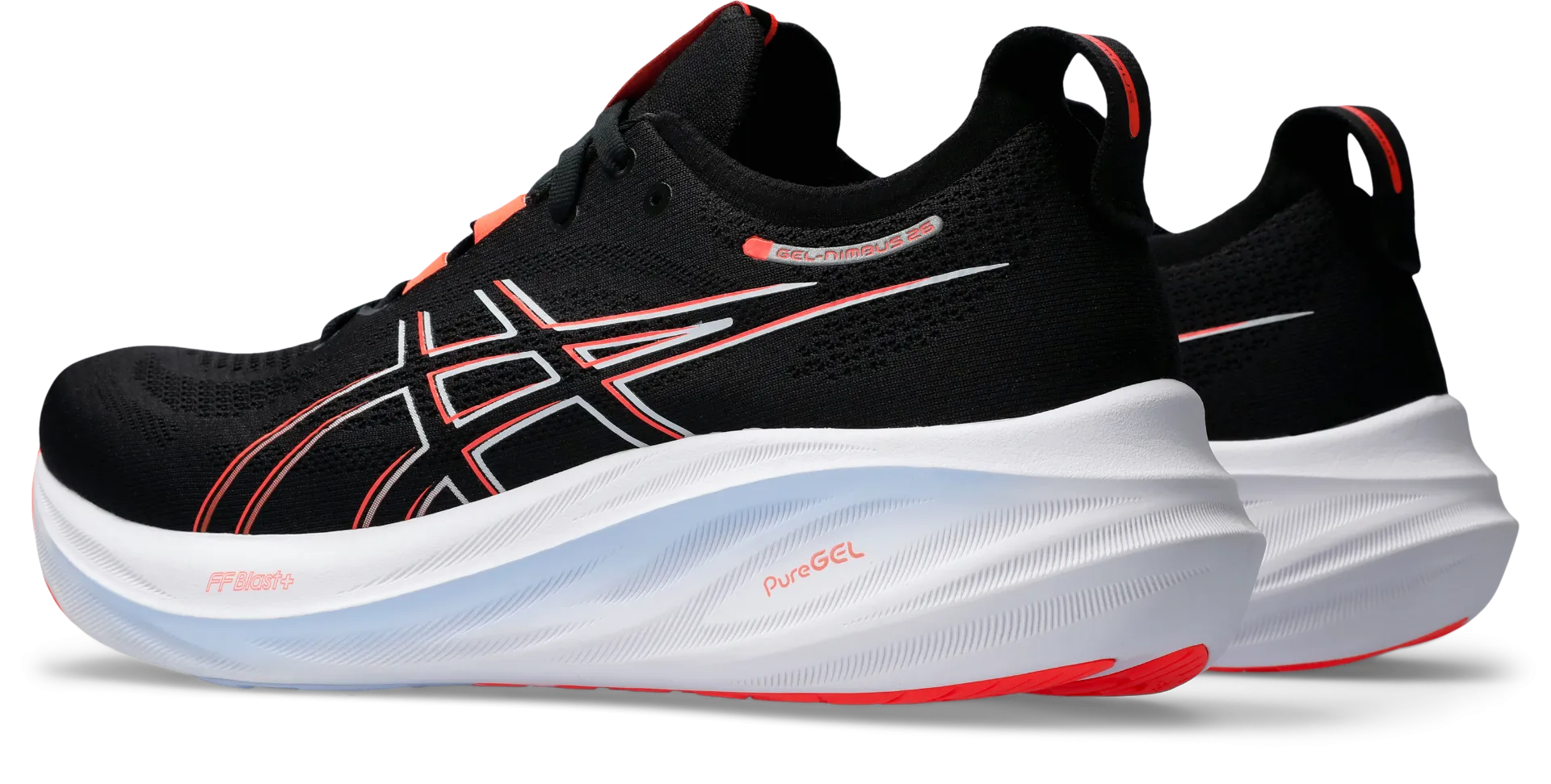 Asics Gel-Nimbus 26 Black Men's Running Shoes.