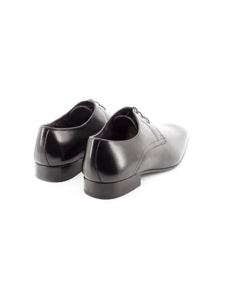 black leather shoe 003026