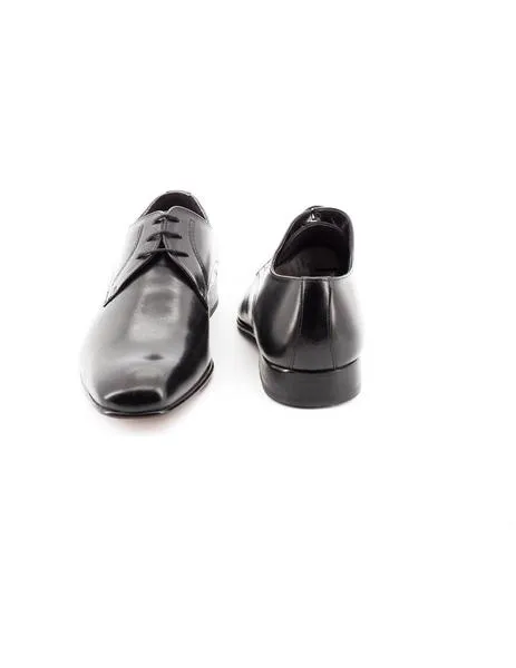 black leather shoe 003026