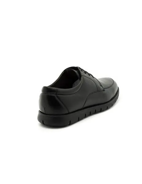 black leather zapato esteve 1349