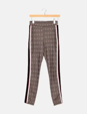 Zara Brown Printed Leggings